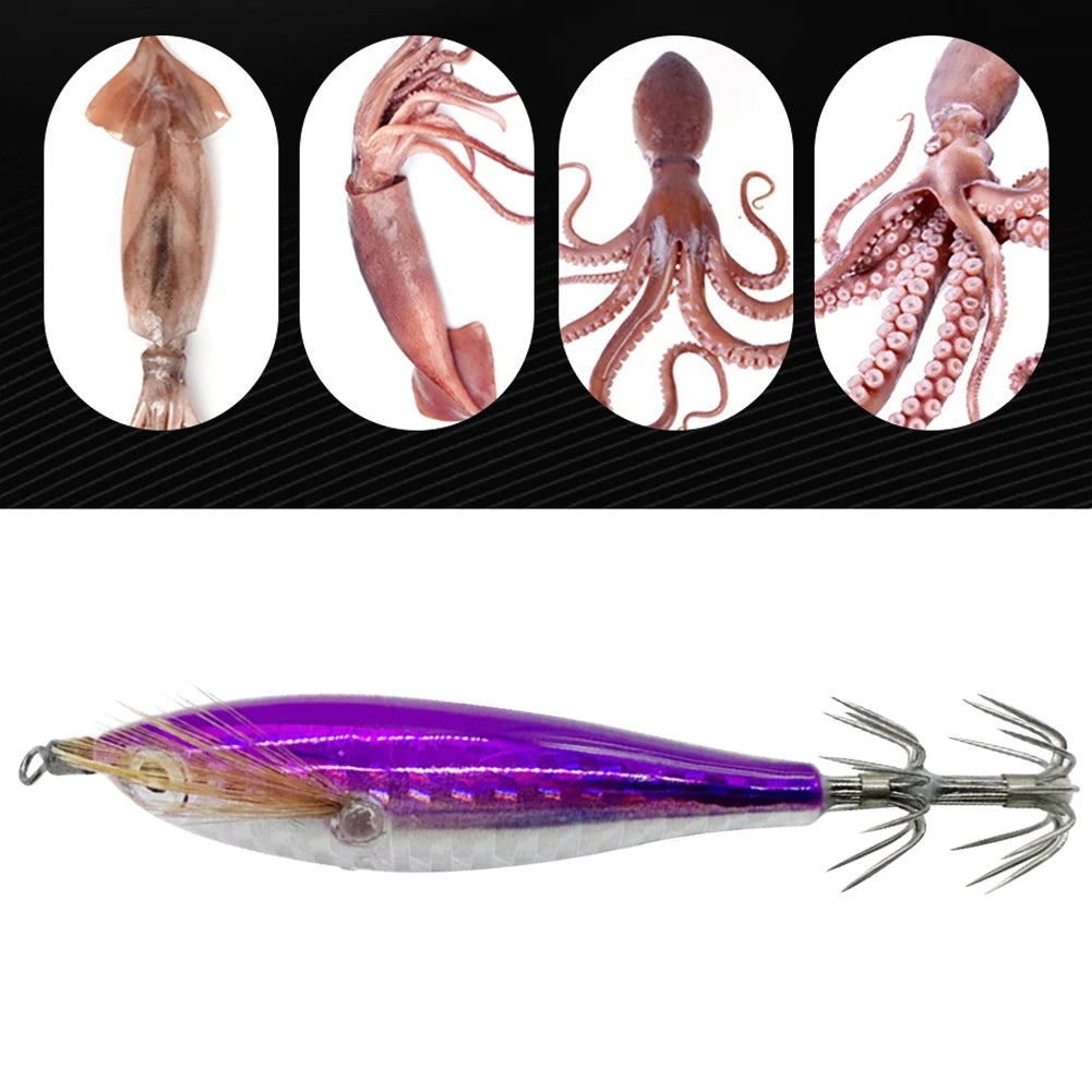 Luminous Fishing Bait Octopus Cuttlefish Fishing Bait Squid Hook Lure Hook Fishing Tackles Squid Jig Baits
