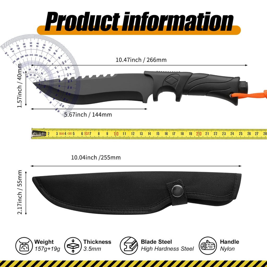 Damascus advanced straight knife, wooden handle and leather scabbard, fast cutting