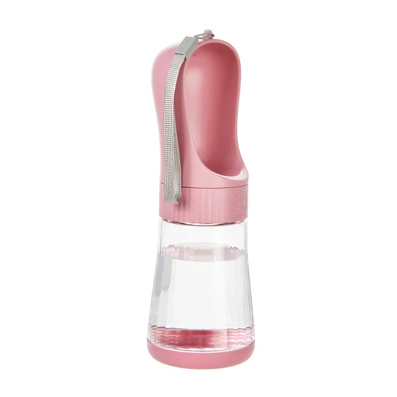 320ML Portable Dog Water Bottle With Food Container Travel 2 in 1 Pet Water Dispenser
