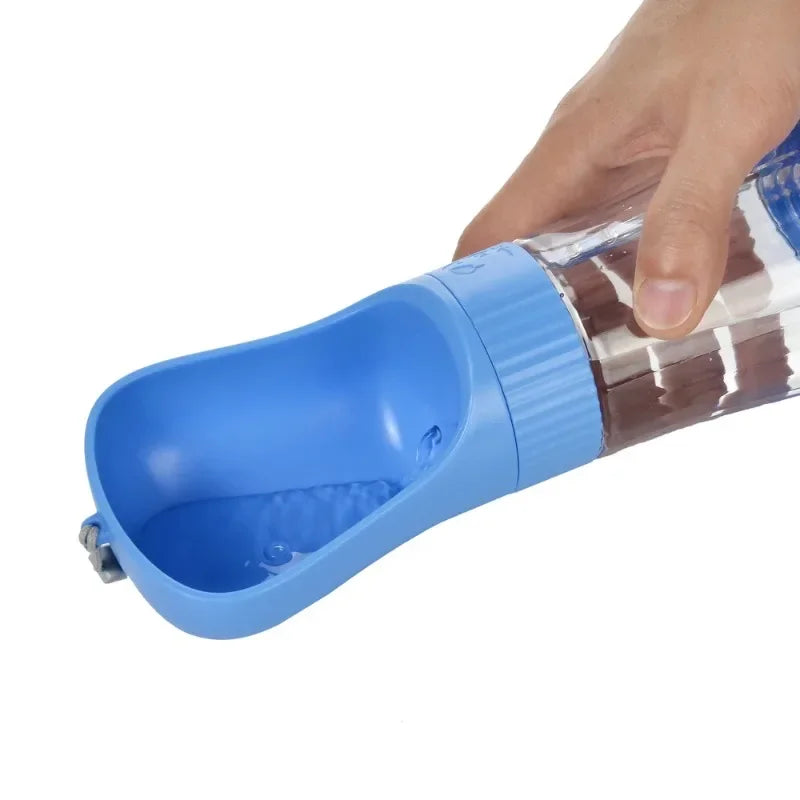 320ML Portable Dog Water Bottle With Food Container Travel 2 in 1 Pet Water Dispenser
