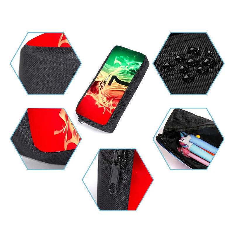 Football Cartoon Three Piece Set Backpacks 3D Cartoon School Backpack