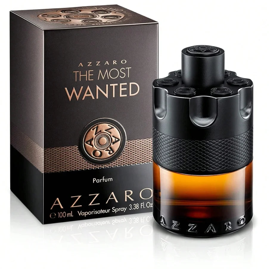Azzaro The Most Wanted Parfum - Spicy Woody Cologne 100ml Fragrance with Ginger, Woody Notes & Bourbon Vanilla