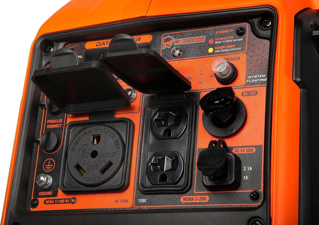 Dual Fuel RV-Ready Portable Inverter Generator