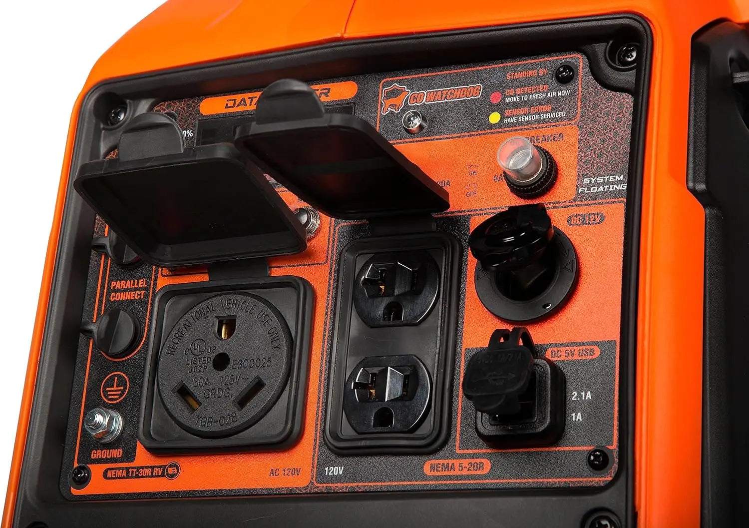 Dual Fuel RV-Ready Portable Inverter Generator