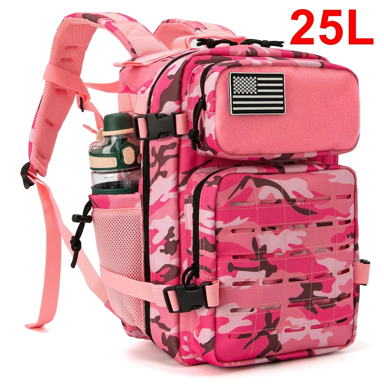 Tactical Backpacks , Outdoor Activities, Small School Backpacks with Water Bottle Holder