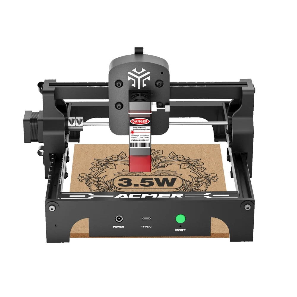 ACMER S1 2.5/3.5/6W Mini Laser Engraver Portable CNC Laser Engraving Machine Cut Woodworking Tool