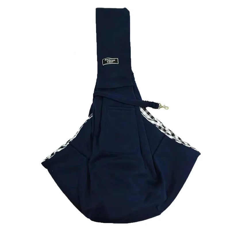 Crossbody breathable dog folding pet bag, large capacity pet supplies wholesale, cross-border exclusive