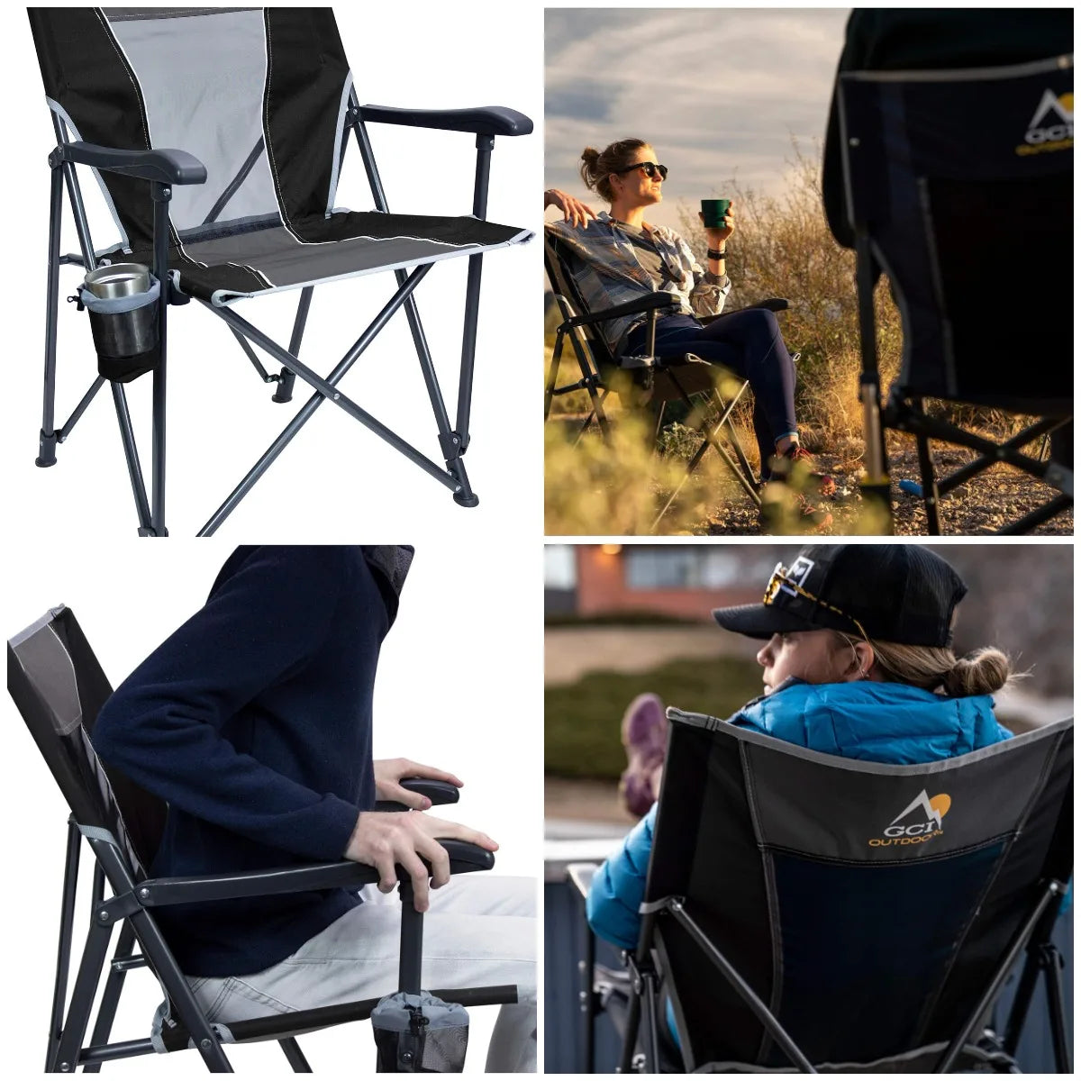 Folding Camping Chair for Adults, Lightweight Outdoor Seating