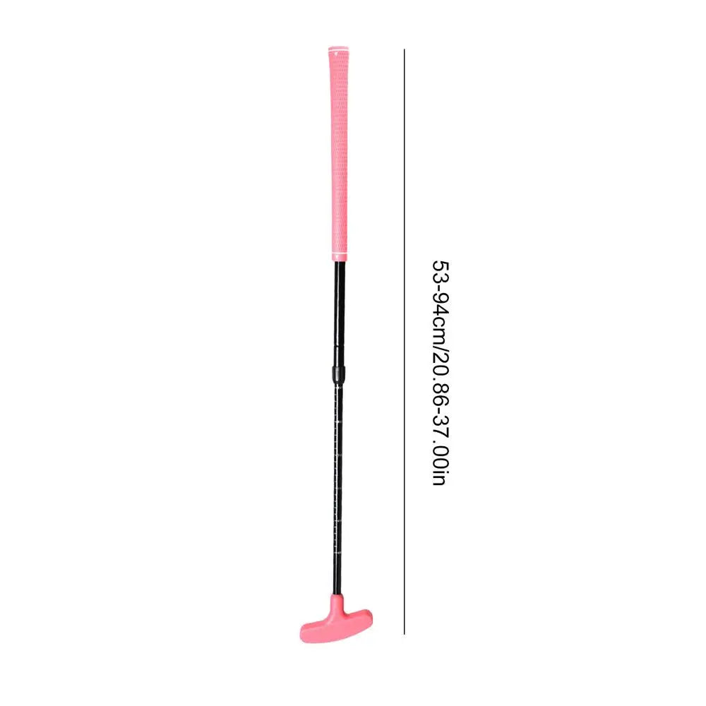 Golf Putter Clubs Right & Left Handed Golf Clubs Telescoping Adjustable Golf Grips Club For Kids Adults Golf Putter Training Aid