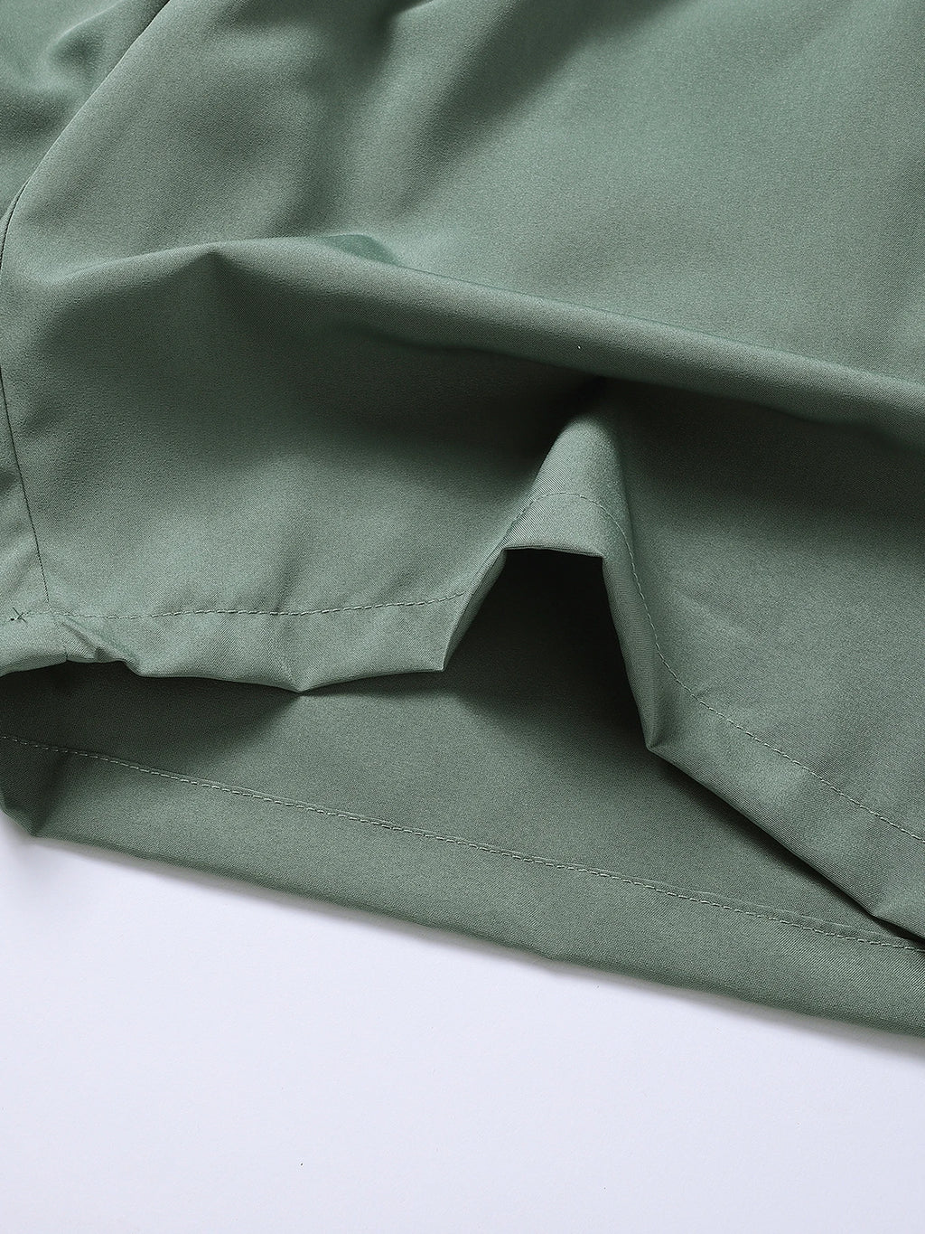 5 pairs of men's casual sports shorts - wrinkle-resistant polyester blend, adjustable drawstring waistband