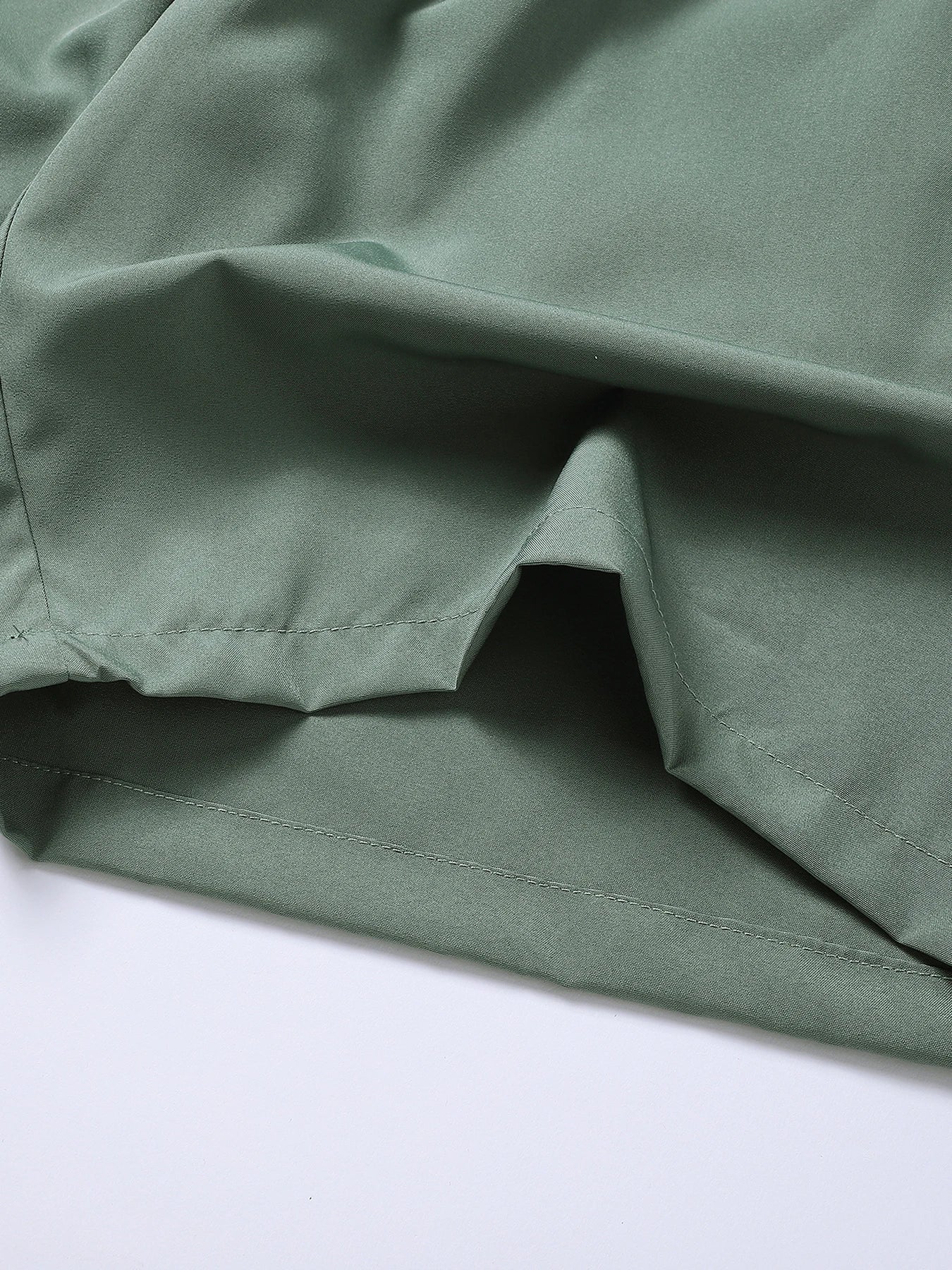 5 pairs of men's casual sports shorts - wrinkle-resistant polyester blend, adjustable drawstring waistband