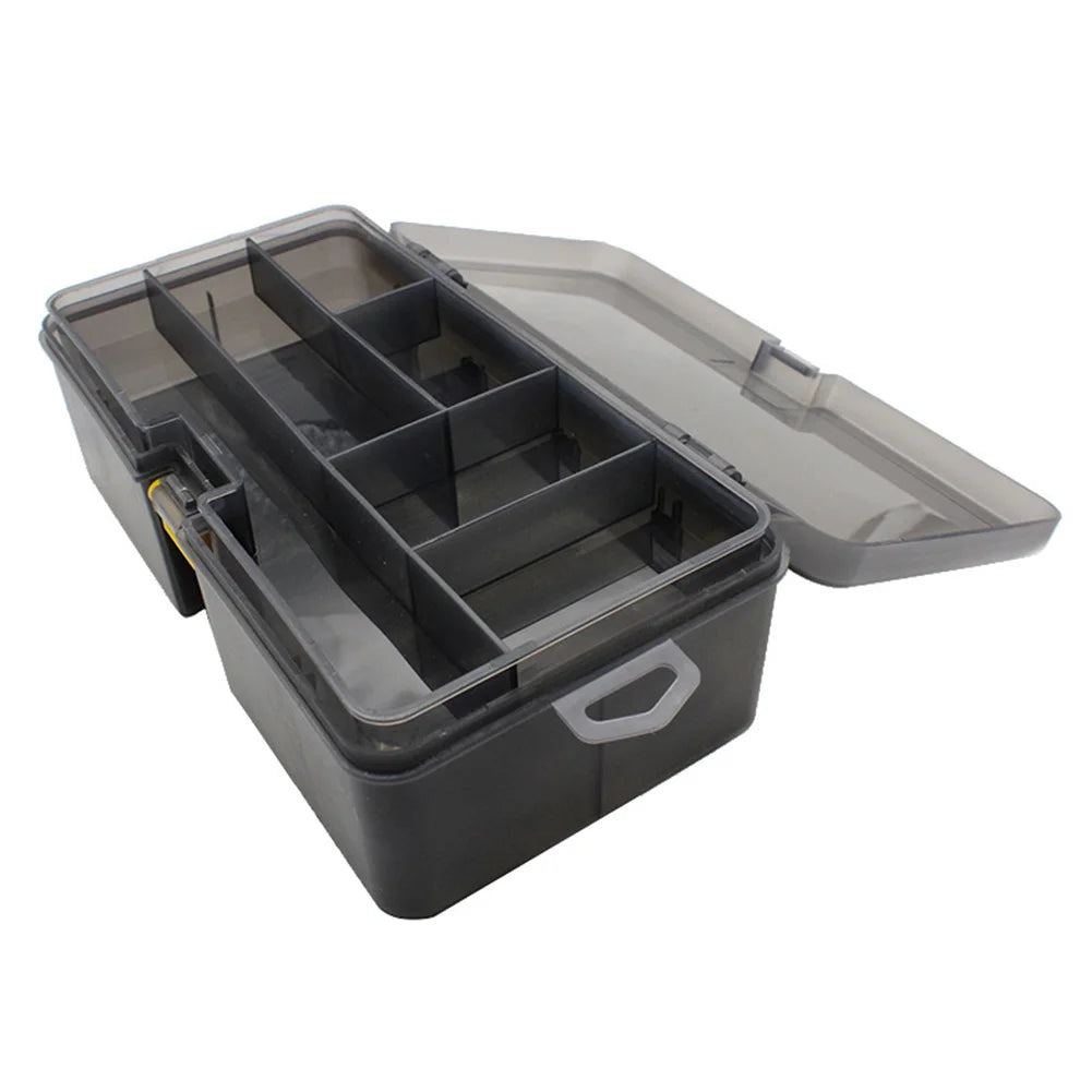 Portable Lure Tackle Box Removable Plastic Fishing Tackle Box Fake Bait Hook Fishings Gear Tool Storage Box For Fishing Bait