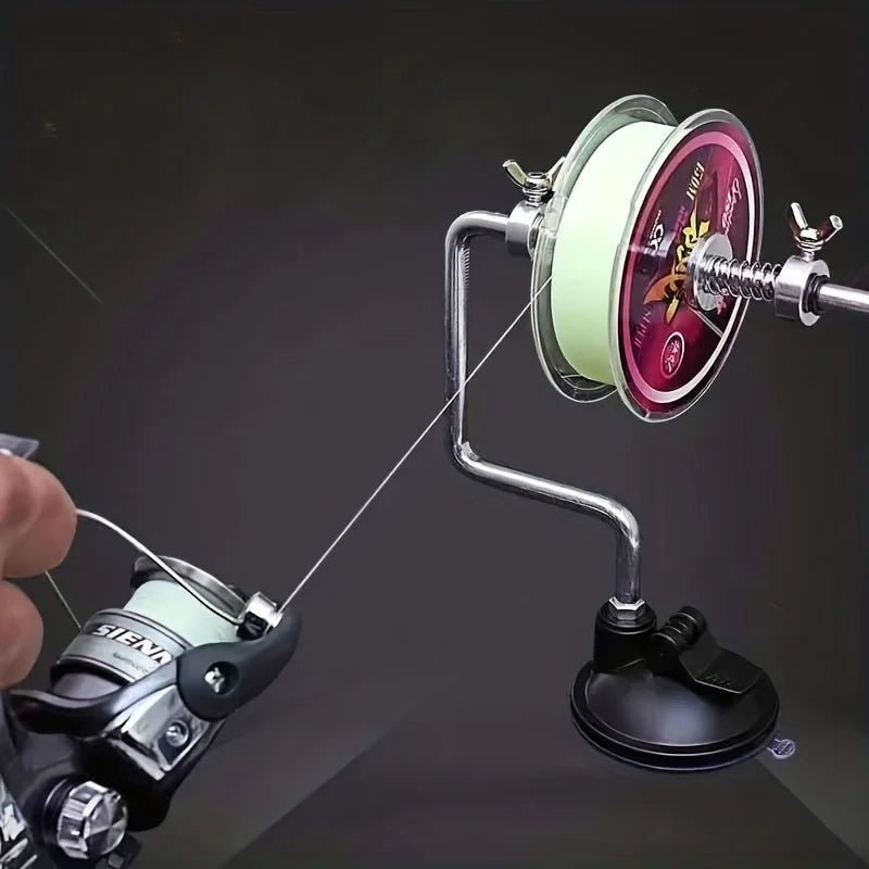 1Pc Aluminum Alloy Fishing Line Winding Machine, Outdoor Fishing