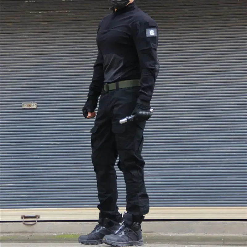 Tactical Suits Combat Shirts  Uniform Outfit Men Camouflage Tatico Tops Airsoft Multicam Force Paintball  Camo Hunting Pants