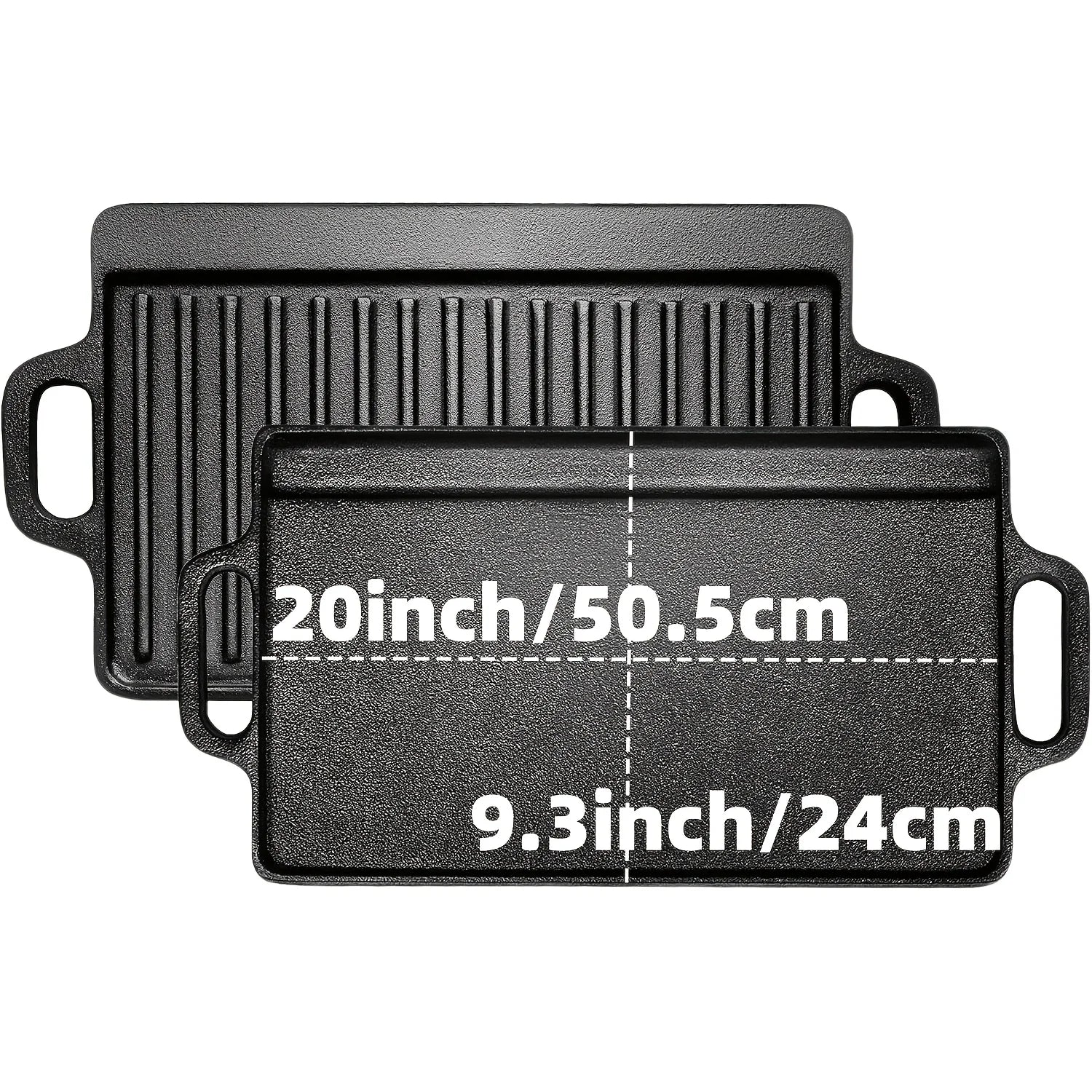 3PCS Cast Iron Skillet Set (6/8/10 Inch)