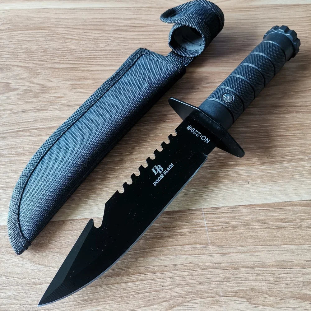 Premium Stainless Steel Knife Set: Fixed & Folding Blades and Rust-Resistant