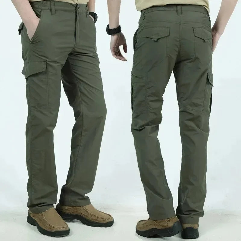 Summer Leisure Light Army Military Pants Men's Outdoor Waterproof Combat Military Camouflage Pants