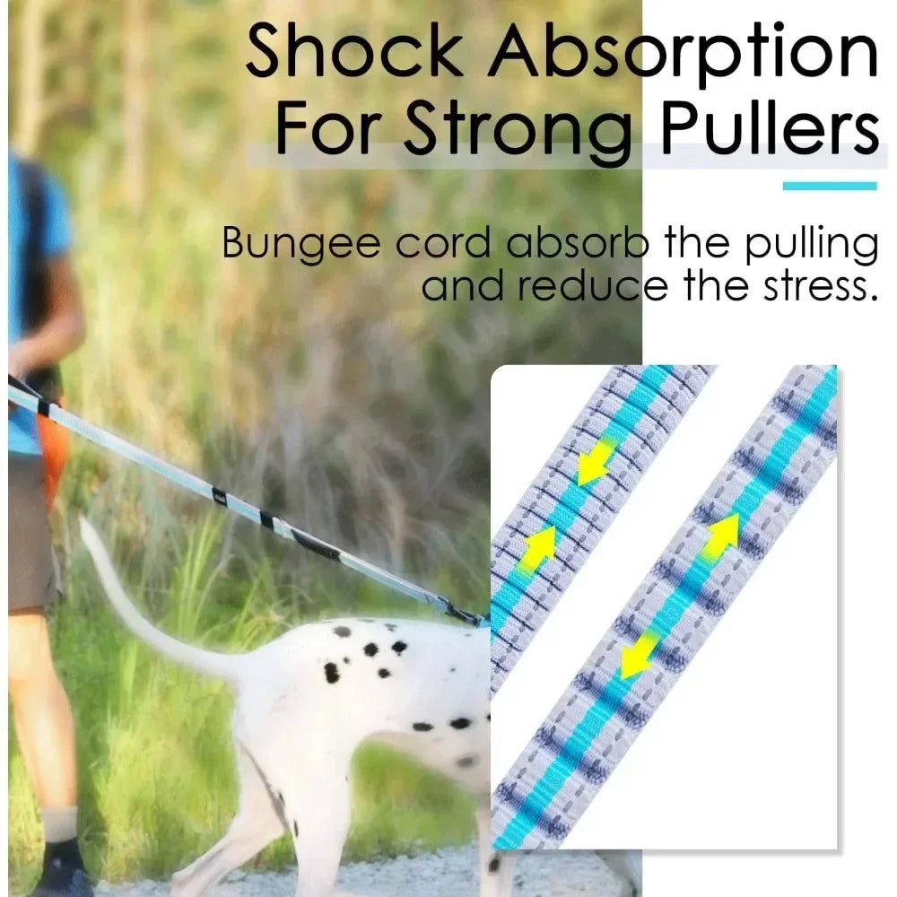 NEW Dog Leashes –Traffic Control Double H&le Leash, 2 H&les Leash Comfortable Padded