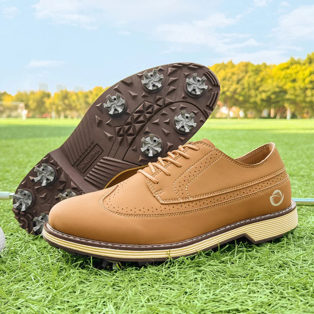 New Golf Shoes Spikes Men Size 7-14 Golf Sneakers Walking Footwears for Golfers