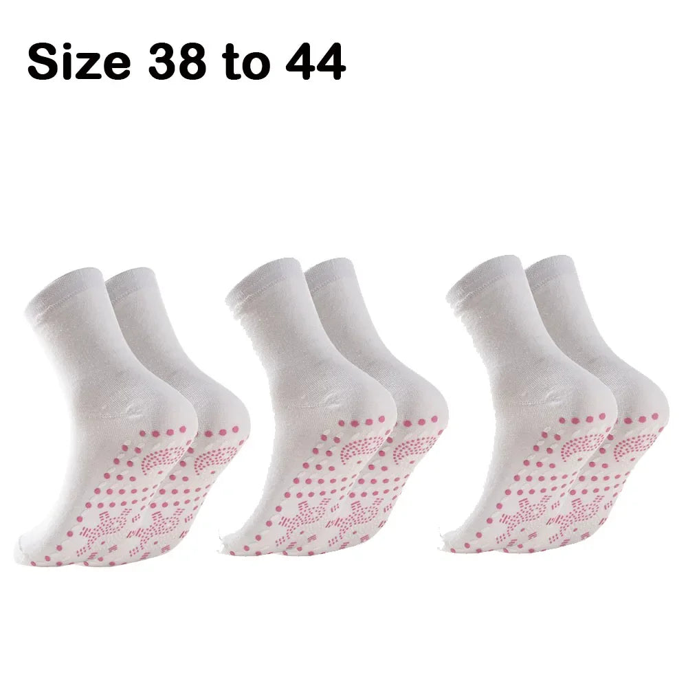 Winter Warm Self-Heating Health Socks Pain Relief Outdoor Anti-Cold Therapy Magnetic Thermal Stockings