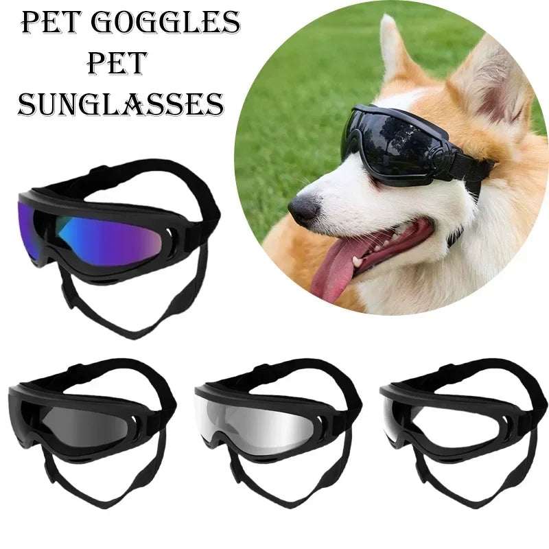 Pet Goggles Adjustable Anti UV Glare Windproof Sunglasses All Breeds Eye