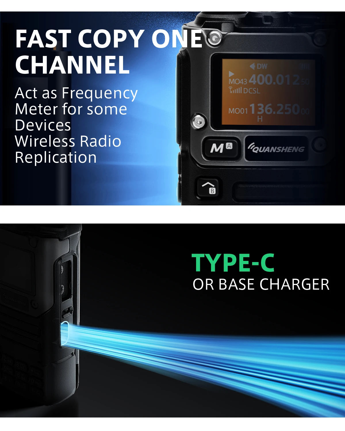 Walkie Talkie Ham Radio Dual Band
