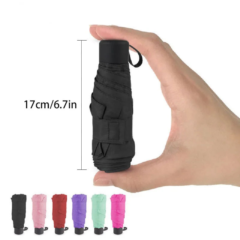 Ultralight Mini Pocket Small Windproof Folding Umbrella