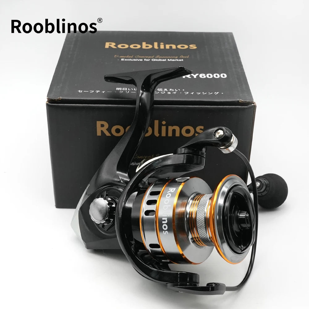 Rooblinos RY 1000-7000 Series Spinning Fishing Reel Ultralight Max Drag 15kg Lure Fishing Spinning Reel