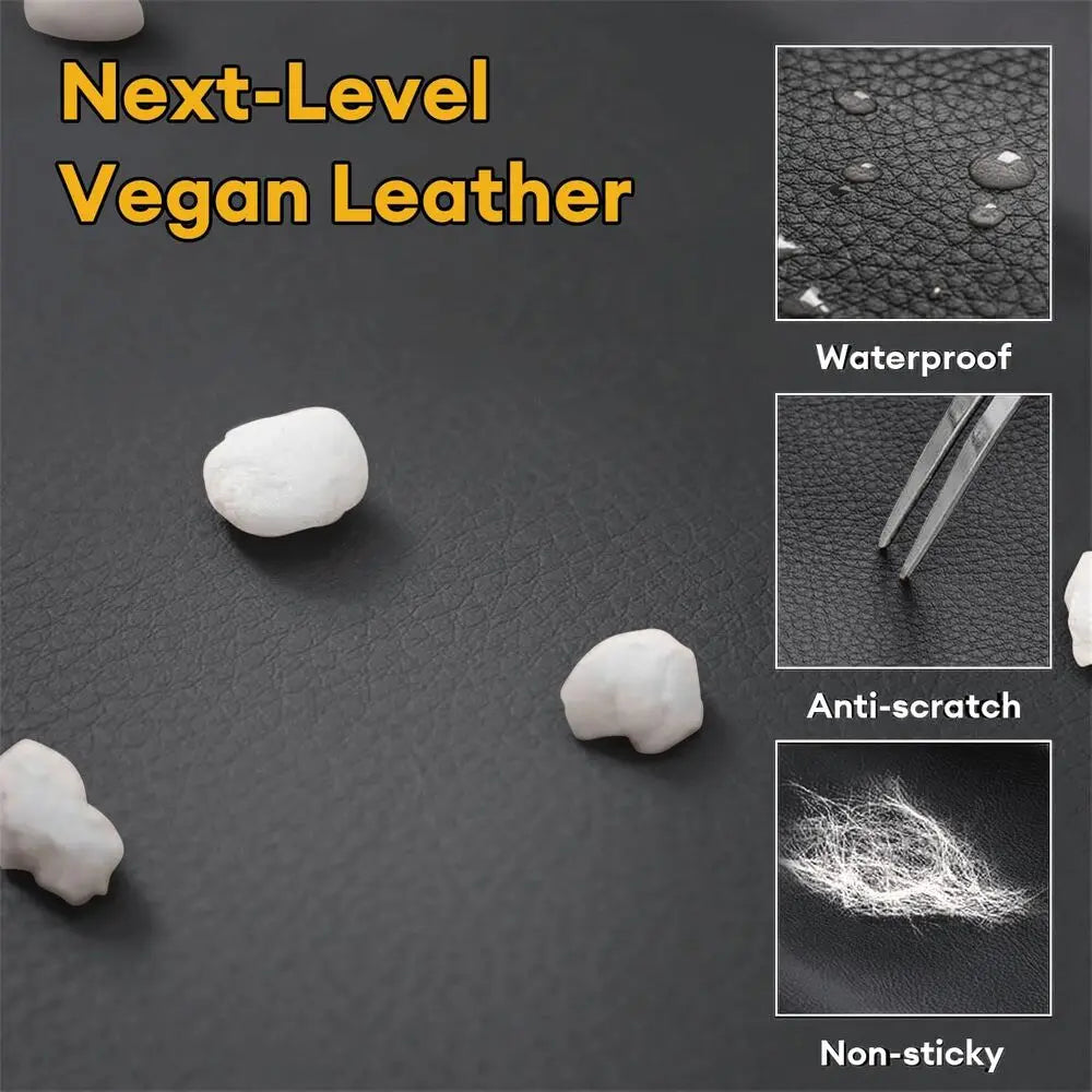 Leather Dog Car Seat for Sized Dogs Up to 35lbs, Waterproof and Washable Dog Booster Seat Car