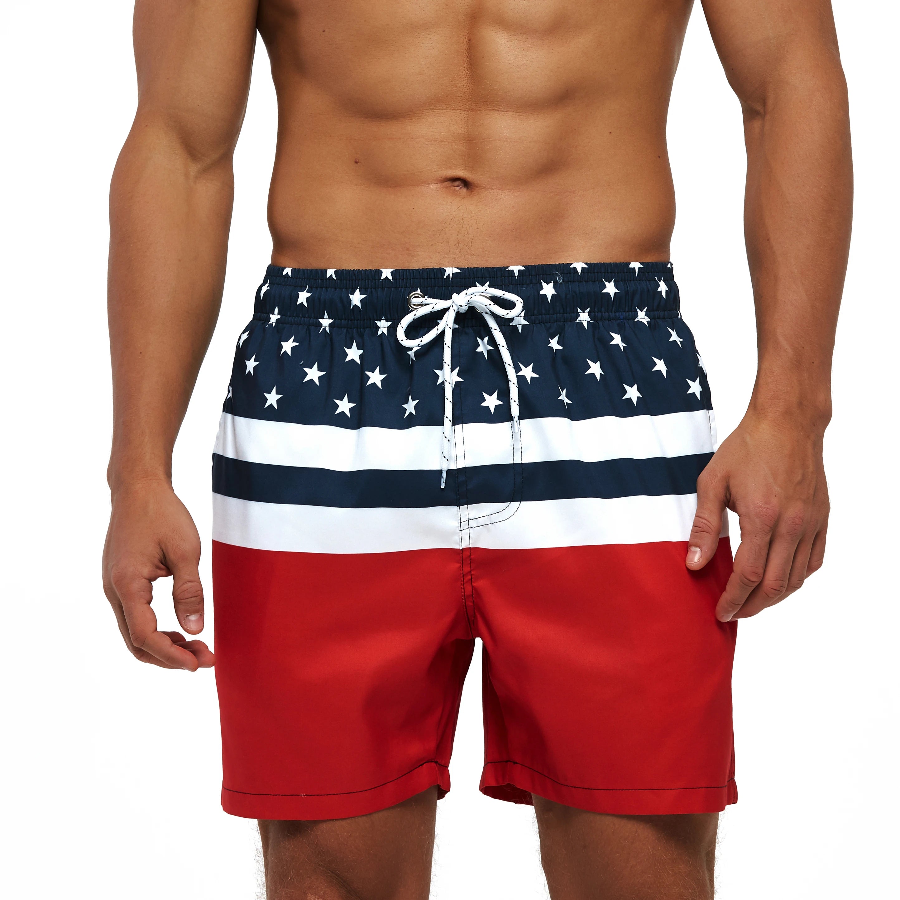 Quick Dry Summer Mens Siwmwear Beach Board Shorts Briefs For Man Swim Trunks
