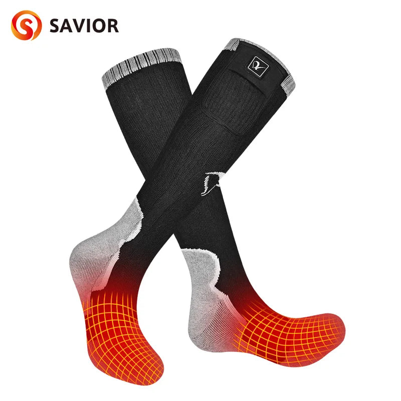 Electric Heated Socks Battery Heated 3 Levels Temperature Control