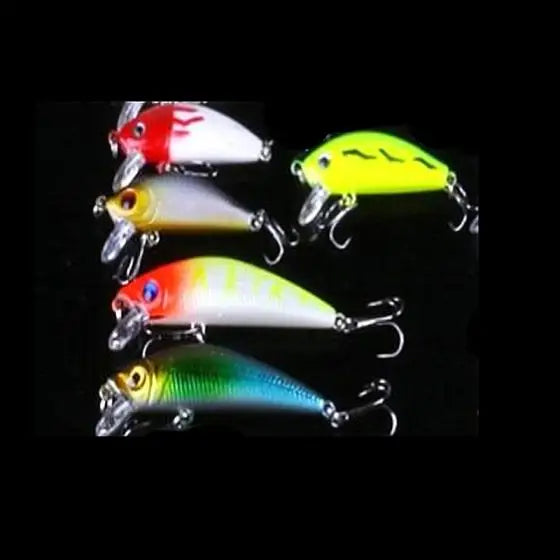 5Pcs/Box Fishing Lure Micro Minnow Wobbler Sinking Artificial Hard Bait