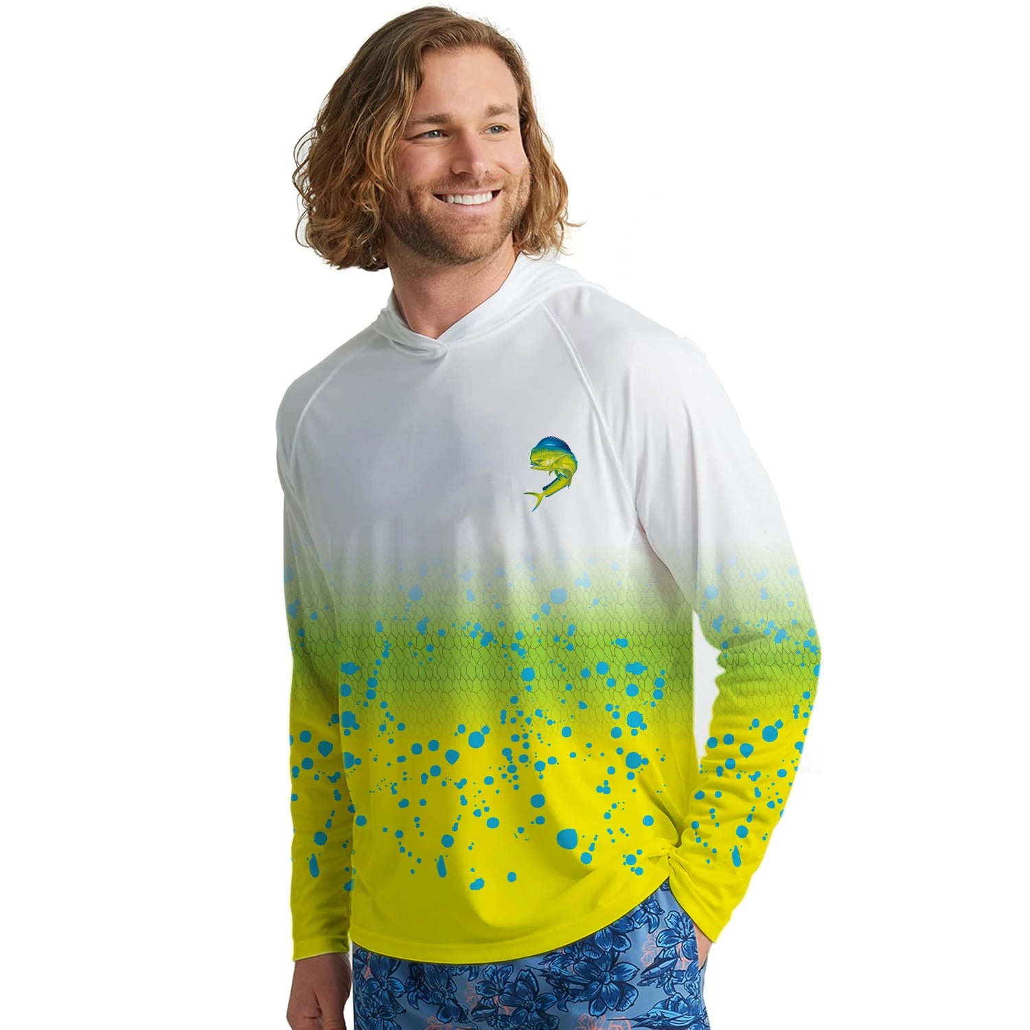 Fishing Hoodie Sailing Shirt Men Long Sleeve Sun Protection Jersey Surfing Camisa De Pesca Performance