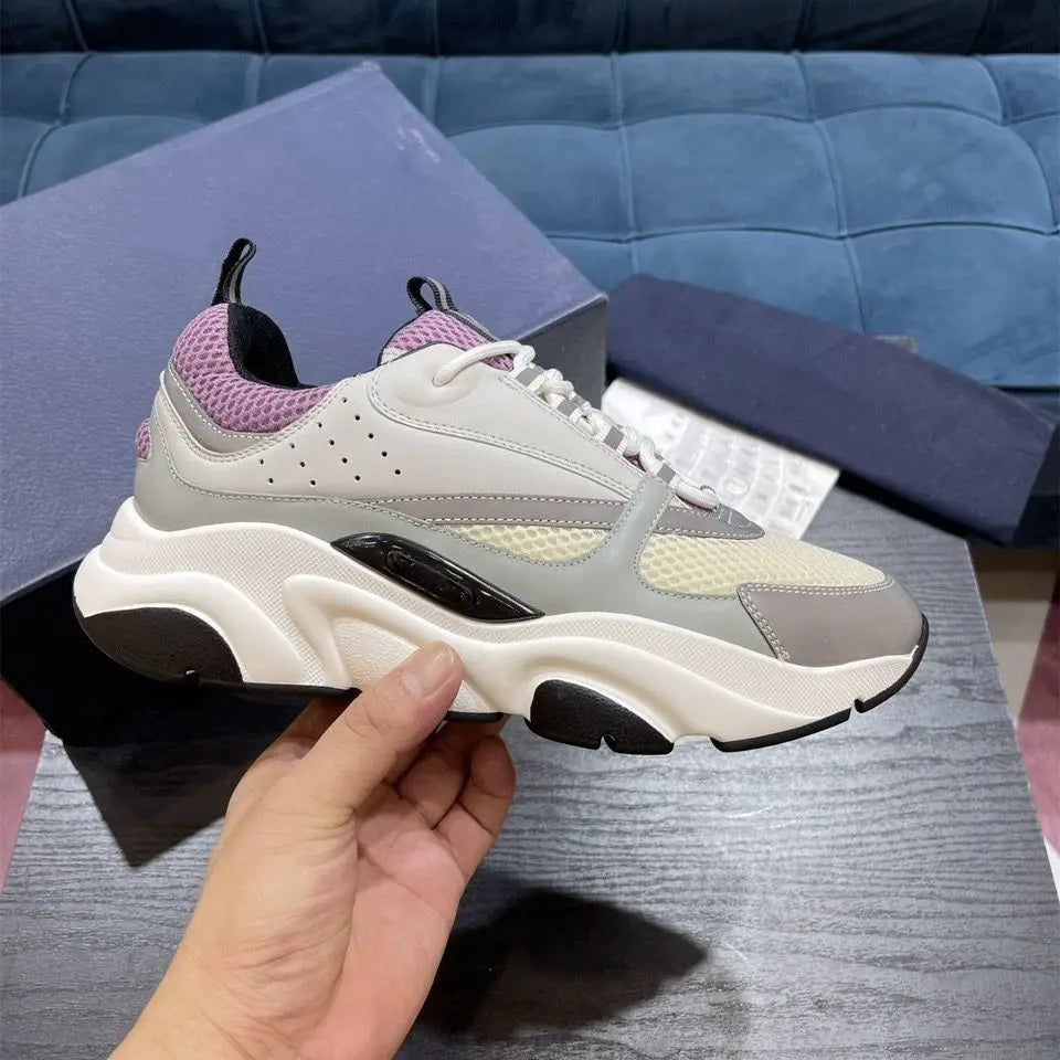 Original Men Running Shoes Women Road B22 Casual Jogging Sneakers Cushioned Stretch Thick-Soled