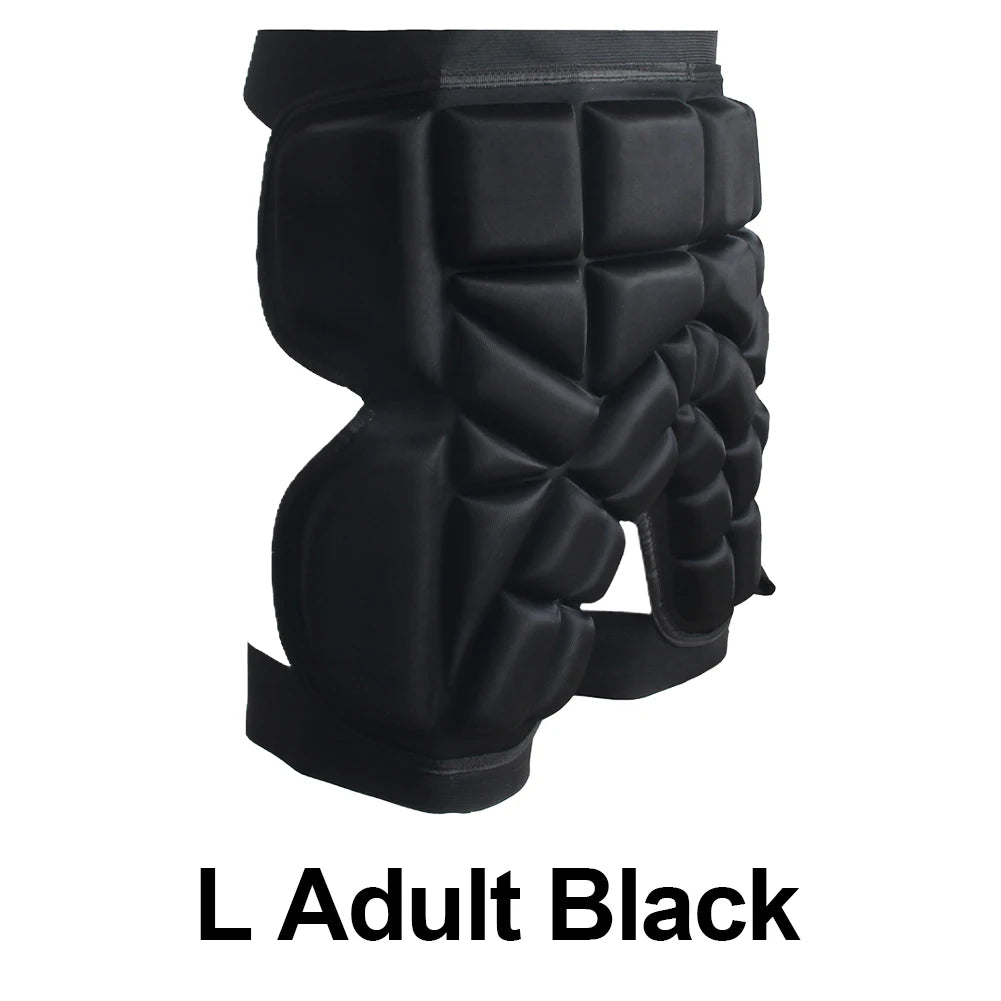 Unisex Hip Protection Pad EVA Protective Guard Pad Anti-Fall Thickened Hip Protector Adjustable for Skating Ski Snowboard