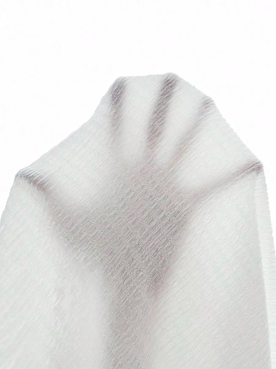 Men's Textured Knit Short Sleeve Button-Front Shirt, Loose Fit